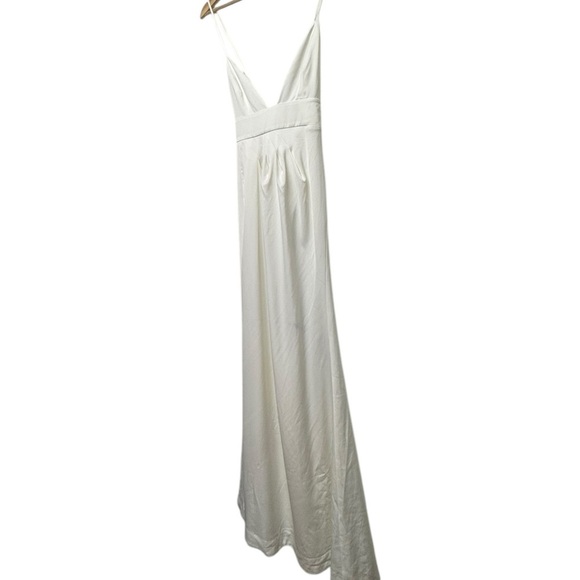 NWOT REVOLVE LOVERS & FRIENDS Anyssa Gown White S - Picture 7 of 12